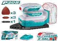 LIJADORA ORBITAL DE PALMA 20V INALAMBRICO TOTAL