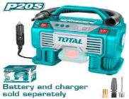 COMPRESOR AUTO INALÁMBRICO 20V 160PSI LITIO-ION TOTAL SIN BATERIA SIN CARGADOR