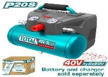COMPRESOR DE AIRE AUTOMATICO INALAMBRICO 40V TOTAL SIN BATERIA SIN CARGADOR