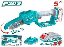 MOTOSIERRA MINI 5" INALALBRICO 20V TOTAL SIN BATERIA SIN CARGADOR