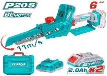 MOTOSIERRA MINI 6" INALALBRICO 20V CON CARGADOR + BAT TOTAL