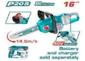 MOTOSIERRA INALAMBRICA 16" 20V TOTAL SIN BATERIA SIN CARGADOR