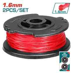 SET DE HILO NYLON 1,6MMx5M POR 4PCS PARA ORLLADORA TOTAL