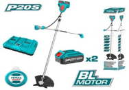 ORILLADORA INALAMBRICO LITIO-ION 40V BL + 2 BATERIAS TOTAL
