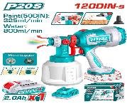 PISTOLA PINTAR INALAMBRICO 20V 800ML CON BAT + CAR