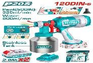 PISTOLA PINTAR INALAMBRICO 20V 800ML 120DIN-s TOTAL