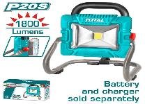 LAMPARA DE TRABAJO INALAMBRICO 20V 20W TOTAL SIN BATERIA SIN CARGADOR