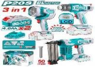 KIT PISTOLA CALOR + LAMPARA + CLAVADORA INAL