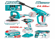 KIT COMB.20V 3PCS PISTOLA IPACTO, HIDROLAVADORA, PULIDORA