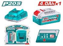 KIT DE BATERIA Y CARGADOR 20V 4.0AH TOTAL