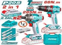 KIT TALADRO IMPACTO + LLAVE IMPACTO TOTAL