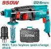 ROTOMARTILLO 950W 2,5J SDS-PLUS C/ ADAPTADOR TOTAL
