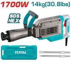 MARTILLO DEMOLEDOR 1700W HEX 14KG TOTAL