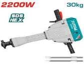 MARTILLO DEMOLEDOR 2200W HEX 30KG TOTAL