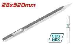 CINCEL PUNTO HEX 28X520MM TOTAL