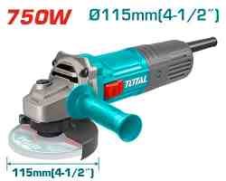 ESMERIL ANGULAR 750W  (4-1/2") 115MM TOTAL