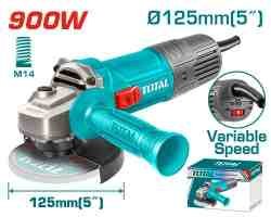 ESMERIL ANGULAR 900W (5") 125MM VELOC VARIABLE TOTAL