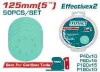 LIJAS PARA LIJADORA ORBITAL 125MM TOTAL