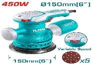 LIJADORA ORBITAL 450W 150MM TOTAL
