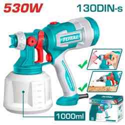 PISTOLA DE PINTAR 530W 1000ML TOTAL