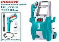 HIDROLAVADORA ALTA PRESIÓN 2000W 160BAR TOTAL