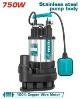 BOMBA SUMERGIBLE 750W 1HP AGUA RESIDUALES TOTAL