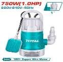 BOMBA SUMERGIBLE 750W AGUA LIMPIA TOTAL