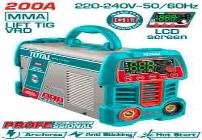 MAQUINA DE SOLDAR INVERTER MMA/TIG 200AMP TOTAL