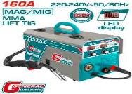 MAQUINA DE SOLDAR 160A INVERTER 3 EN 1 MAG/MIG/MMA/TIG TOTAL
