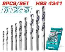JGO BROCAS POR 9PCS P/ METAL HSS TOTAL
