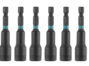 ADAPTADORES PARA TALADRO PUNTA MAGNETICA 6 PIEZAS TOTAL