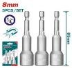 JGO SOPORTE DE DESTONILLADOR POR 3PCS 8MM TOTAL
