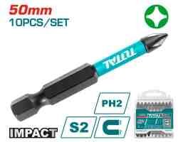 JGO PUNTAS MAGNET IMPACT 10PCS PH2 50MM