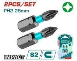 JGO PUNTAS MAGNET IMPACT 2PCS PH 25MM TOTAL