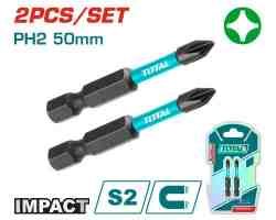 JGO PUNTAS DESTORNILLADOR 2PCS PH2 50M TOTAL