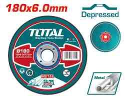 DISCO DESBASTE P METAL ABRASIVO 7" 180MMX6MM TOTAL