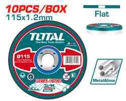 JGO DISCOS CORTE P METAL ABRA.X10PCS 115MMX1.2