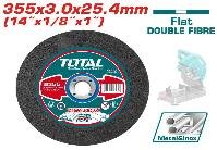 DISCO CORTE P/ METAL ABRASI 355MMx3.0MM TOTAL
