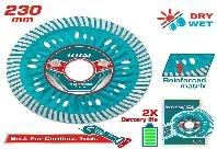 DISCO DIAMANTADO ULTRADELGADO 230MM TOTAL