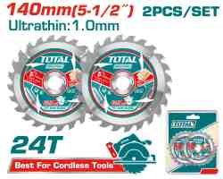 JGO DISCO DE SIERRA POR 2PCS 5-1/2" X 24T TOTAL