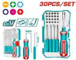 JGO DESTORNILLADOR Y PUNTAS POR 30CPS TOTAL
