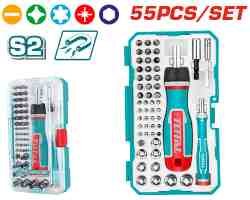 JGO PUNTAS DESTORNILLADOR X55PCS TOTAL