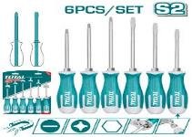 JGO DESTORNILLADOR POR 6PCS GO-THROUGH TOTAL
