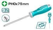 DESTORNILLADOR CRUZ PH0X75MM TOTAL