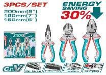 JGO ALICATES POR 3 PCS INDUSTRIAL TOTAL