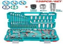 JGO DADOS POR 139PCS 1/4" + 3/8" + 1/2" TOTAL