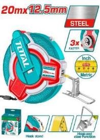 HUINCHA DE MEDIR 20MTS METALICO TOTAL