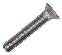 Perno Cocina Cabeza Plana PH DIN 965 Zincado 1/4-20 X 4" ZINC.