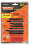 JGO HOJA SIERRA P CALADORA X 20PCS MAKAWA