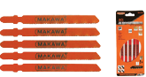 JGO HOJA SIERRA CALADORA X5PCS 1.0X100MM MAKAWA